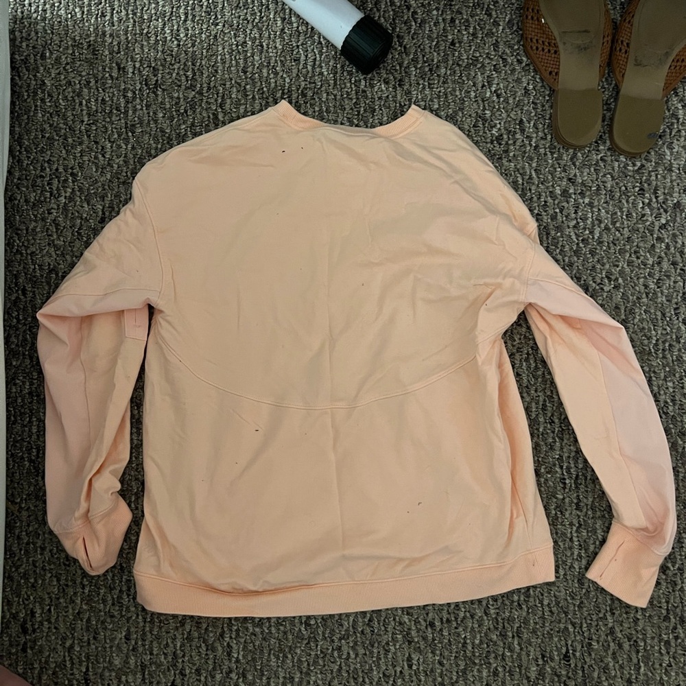 Athletic Peach Orange Pullover - Picture 6 of 6